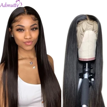 

Peruvian Straight Lace Front Human Hair Wigs Natural Color Lace Wig Glueless Human Hair Wigs For Black Women With Baby Hair
