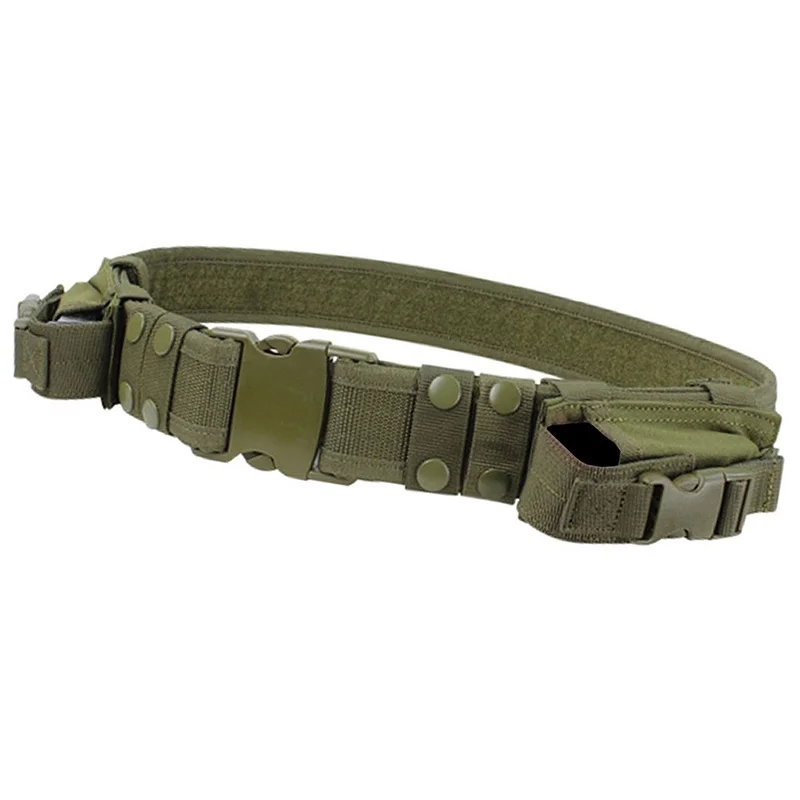

600D Multi-Functional Tactical Clay Dragon Belt Military Canvas Utility Hunting Material Tactical Unisex Durable Belt Outdoor