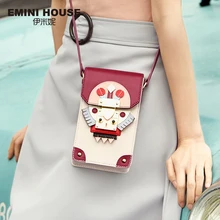 EMINI HOUSE, индийский стиль, панельная сумка для телефона, спилок, кожа, женские сумки через плечо, сумки через плечо для женщин, мини сумка-мессенджер