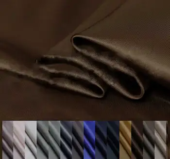 

Soft drooping cotton copper spandex fabric with wide fall and winter clothes lined with lined fabric