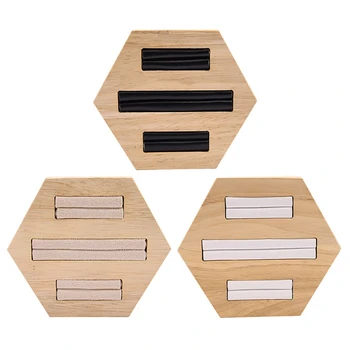 

Wood Ring Insert Display Holder Tray Jewelry Storage Organizer Showcase Tool