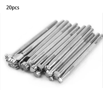 

Die DIY Practical Hand Working Alloy Engraving Carving Snap Fasteners Hole Punch Leather Craft Tool Set