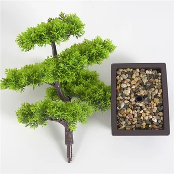 

Simulation Pine Trees Decor Artificial Bonsai Tree Fake Plant Office Desk Decor