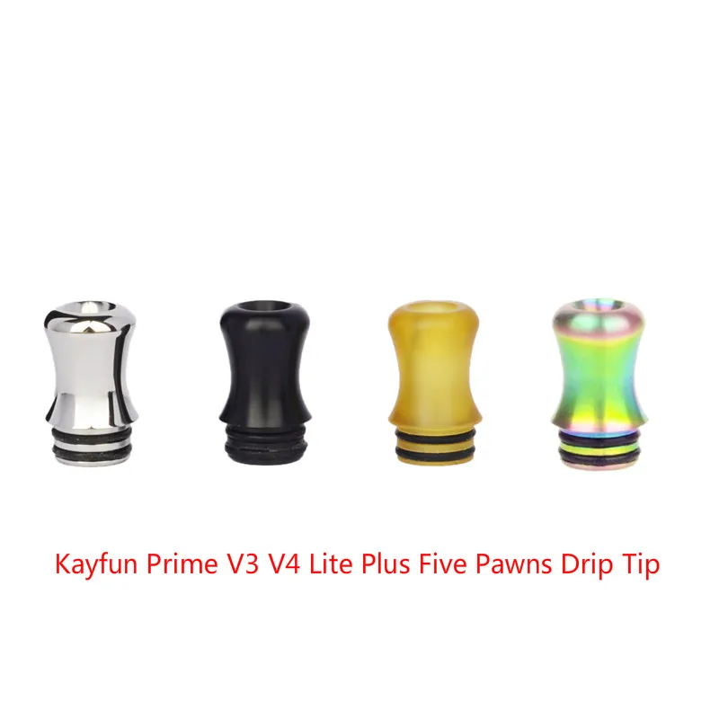 Мундштук из нержавеющей стали/Delrin/PEI 510 MTL для Kayfun Prime V3 V4 Lite Plus Five Pawns/Prime Nite DLC MTL/Ehpro