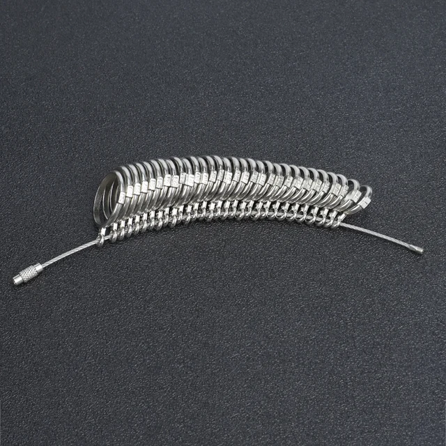 4 Misuratori Per Anelli - Set Professionale Per Misura Dito | Scale EU, US, UK - Foto 4