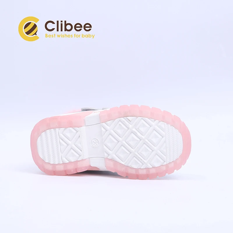 Детские теплые зимние ботинки CLIBEE для мальчиков и девочек повседневные