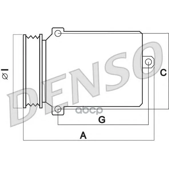 Компрессор Кондиционера Mercedes-Benz E-Class(212)(09-) Denso арт. DCP17112