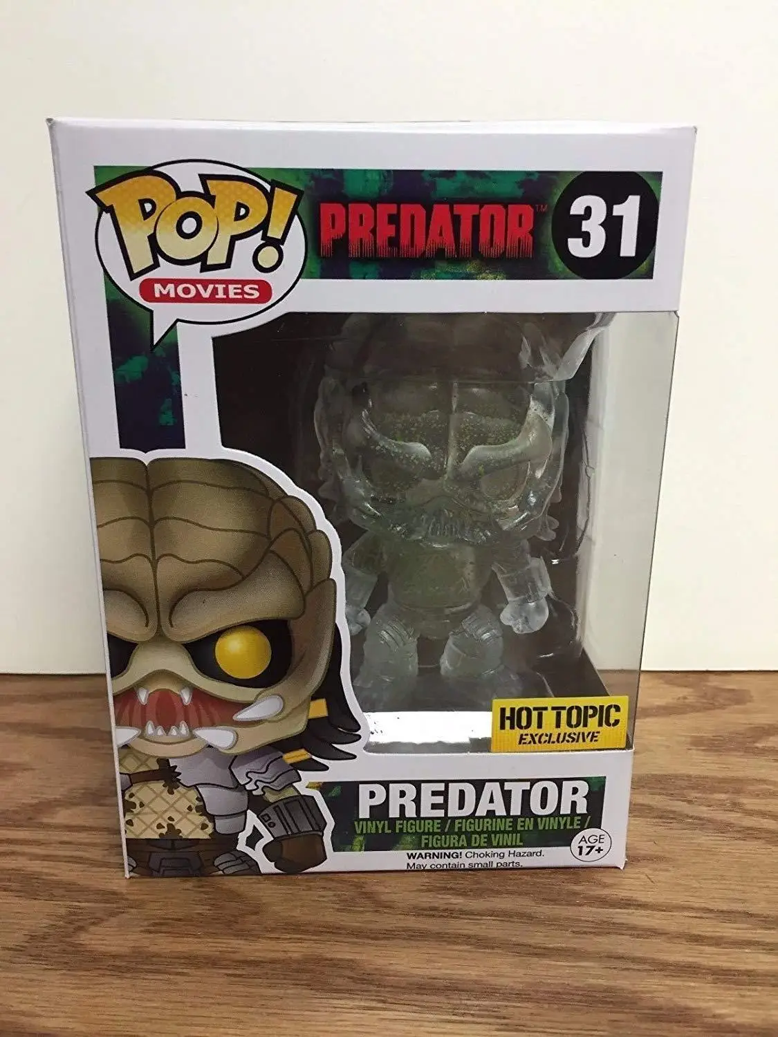 Эксклюзивные официальные фильмы FUNKO POP: Хищник с крови (прозрачный) Виниловая