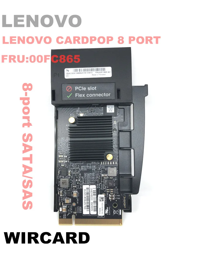 

FRU 8-port SATA/SAS IOC Mezzanine Storage Adapter (Antares) with Cover FOR THINKSTATION P700 (00FC865) SAS HD SFF-8643 w/cable