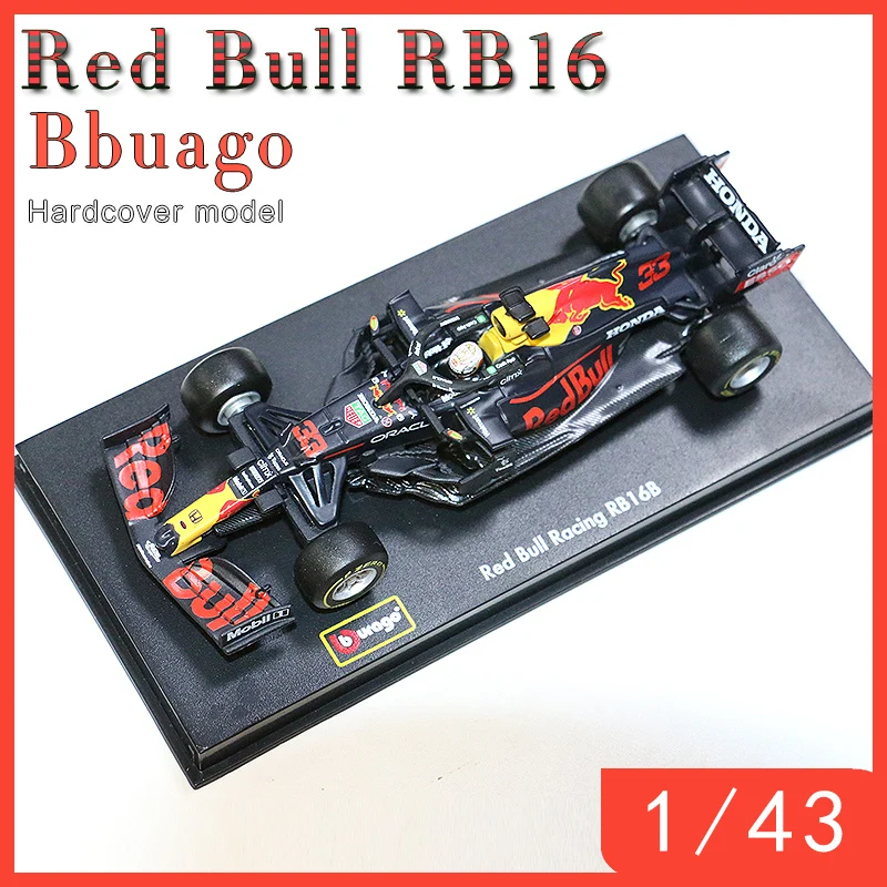 Модель автомобиля Bburago Ferrari SF1000 Red Bull Racing RB16 2021 № 33 и 11 из сплава роскошная модель