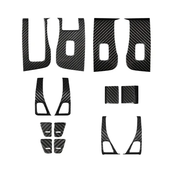 

Car Accessories Tesla Model 3 Window Button / Center Control / Door Lock Switch Complete Interior Patch 14pcs / Set