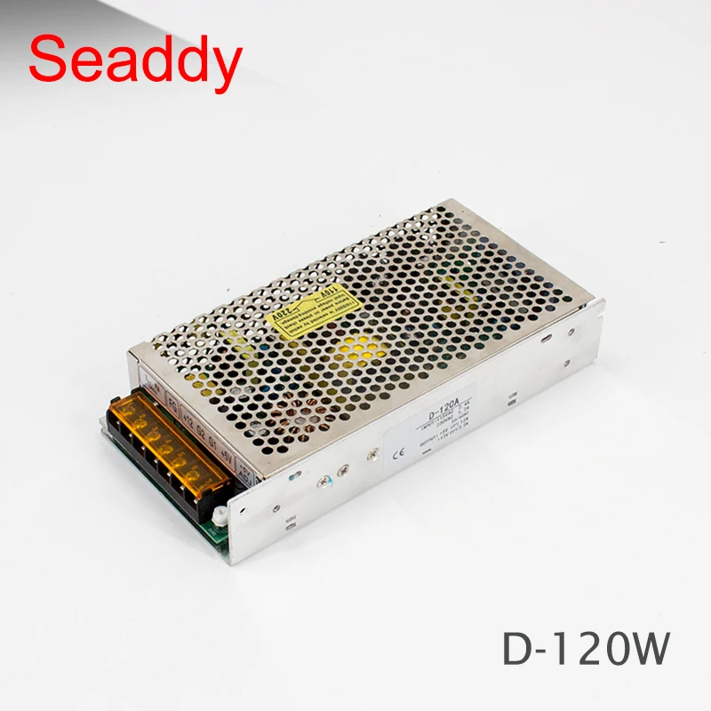 230vac 12 v 24v dc блок питания 12 вольт 5a/24v 2,5 amp двойной выход питания 120w led/cctv переключатель питания D-120C