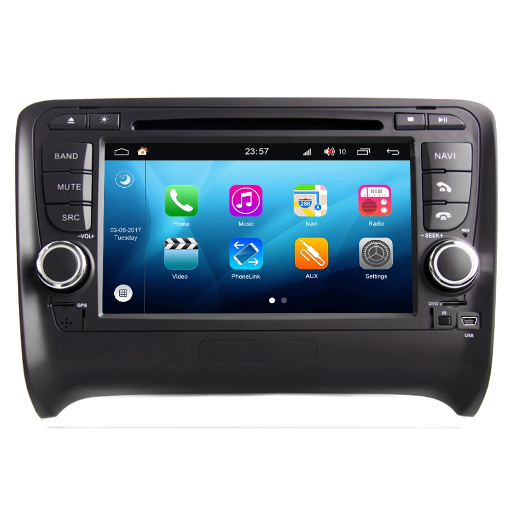 Автомобильная Мультимедийная система RoverOne Android 8 0 для Audi TT TTS MK2 радио стерео DVD GPS