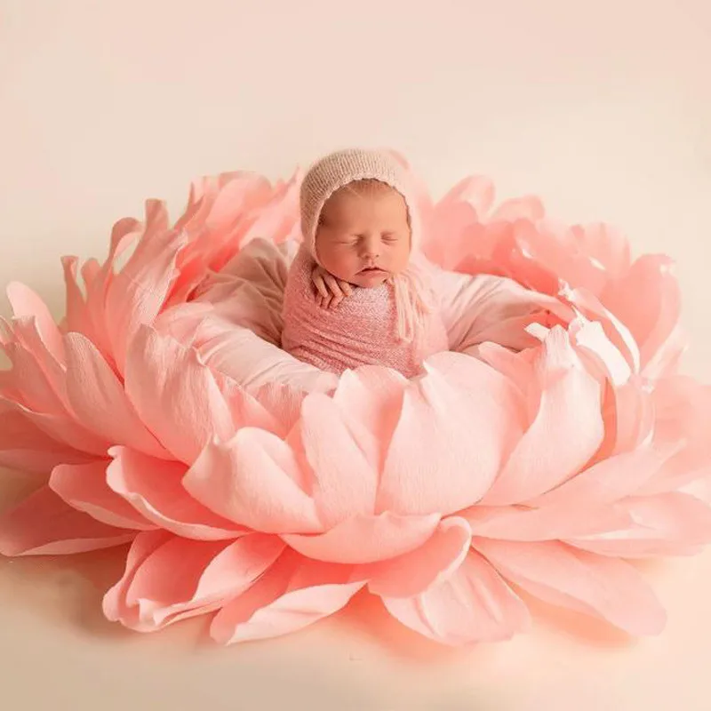 新生児の写真アクセサリー,赤ちゃんの写真アクセサリー,花の毛布,蓮のクッション,新生児の写真撮影 AliExpress Mobile