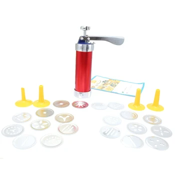 

Cookie Making Machine Cookie Biscuit Maker with 20 Molds and 4 Spouts Baking Tools Kits LXY9