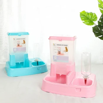 

Modern Large Capacity Pet Feeder New Automatic Drinking Bowl for Cats Dog Home Kitten Puppy Water Food Container Supplies