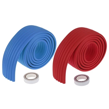 

2Pcs 2M Baby Child Kids Table Desk Furniture Edge Corner Safety Guard Protection Security Protector Wide Cushion Pad Crash Bar S