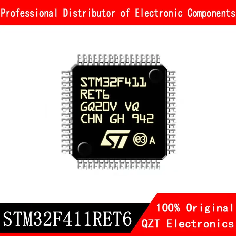 5pcs/lot new original STM32F411RET6 STM32F411 LQFP-64 microcontroller MCU In Stock
