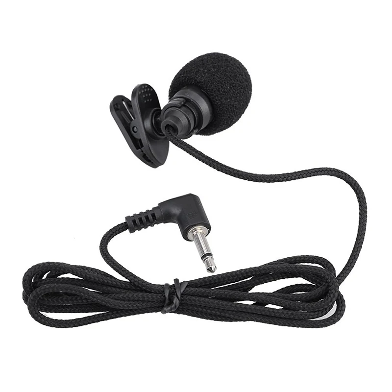 Мини Портативный пристегивающийся на лацкан Hands-free 3 5 мм Jack конденсаторный