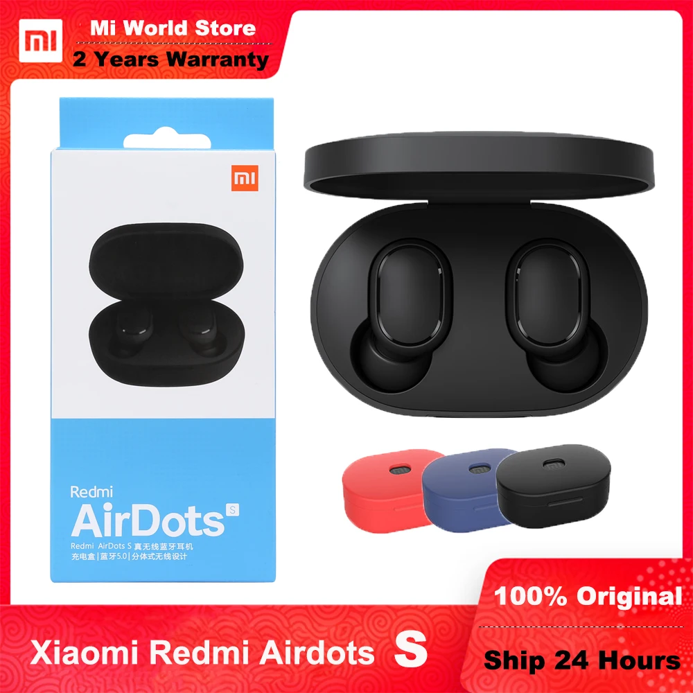 Новинка Xiaomi Redmi AirDots S Беспроводные Bluetooth 5 0 Mi True Wireless Stereo Auto Link TWS наушники
