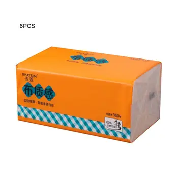 

6 Bags Of Natural Bamboo Pump Paper Towels Soft Paper For Baby Mother High Quality Paper Towel For Family Restaurant