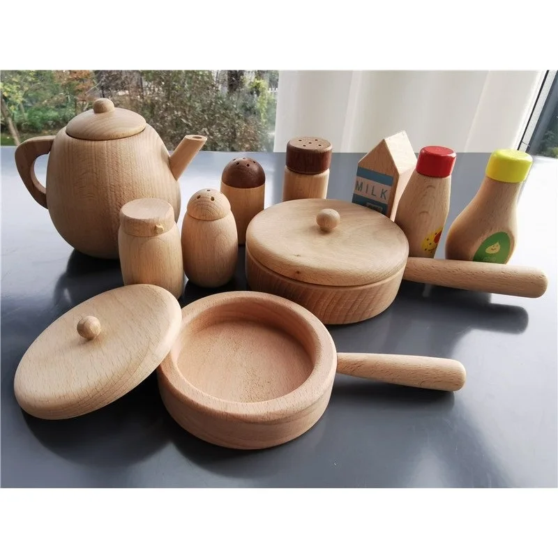 Montessori Wooden Kitchen Toy Set 1