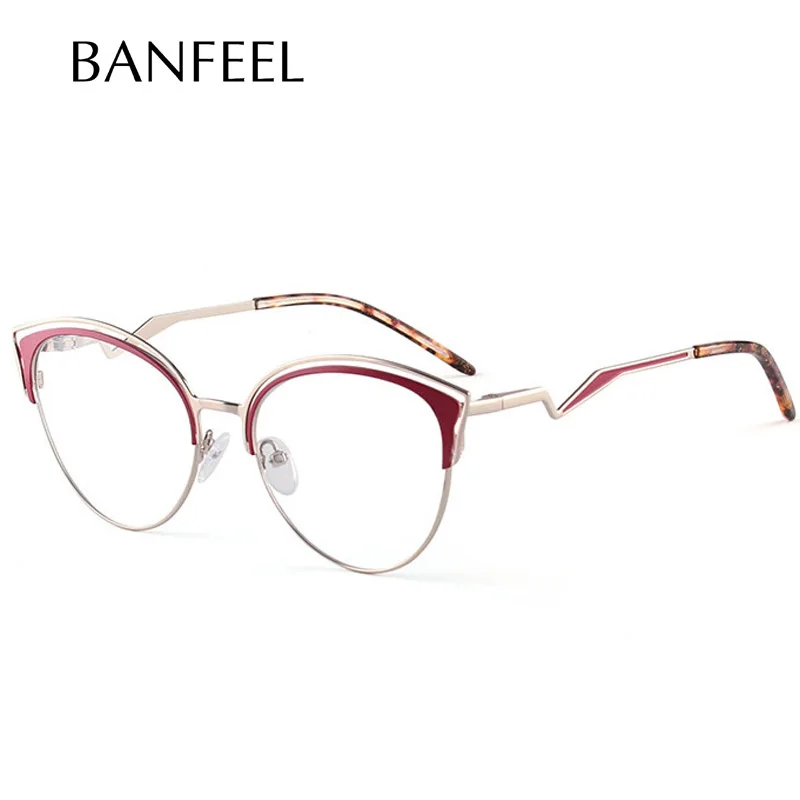 Новые модные женские очки кошачий глаз оправа для женщин Близорукость Оптические винтажные деловые очки прозрачные очки Oculos