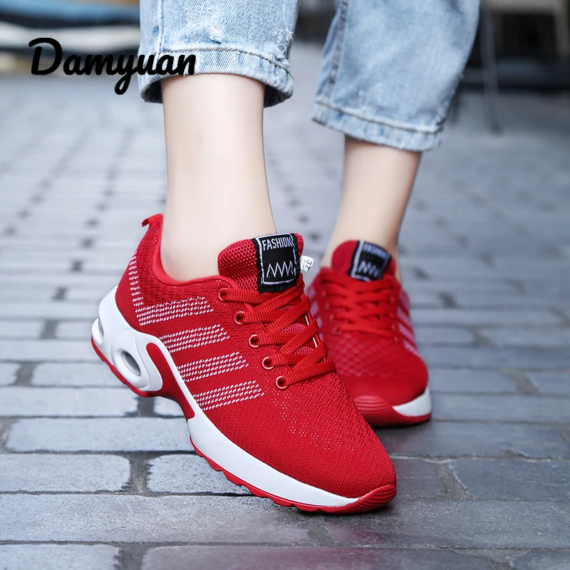 

Damyuan 2020 New Women Shoes Breathable Soft Sneakers Leisure Flat Running Shoes Outdoor Sports Footwear Plus Size 42