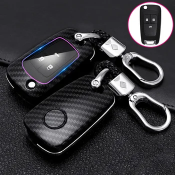 

ABS Carbon Fibe Car Key Cover Case For Chevrolet Buick Cruze Aveo Trax Opel Vaux hall Mokka Encore GT XT Regal Car Smart Key Fob