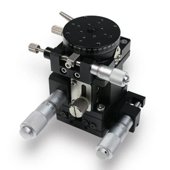 

XZR Axis Sliding Table Optical Trimming Linear Stage Manual displacement station Cross Roller Guide XZR40R 40*40mm