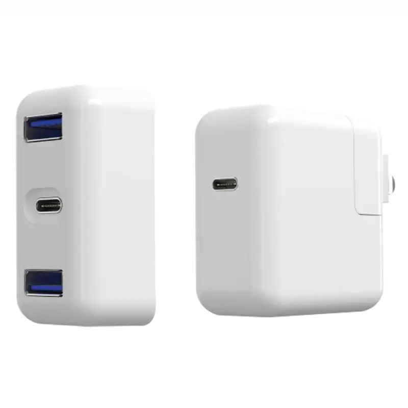 TC04 Расширительная док-станция 3 порта 2 USB 3,0 type-C Быстрая Зарядка адаптер питания защита цепи небольшой тонкий мини usb-хаб для MacBook