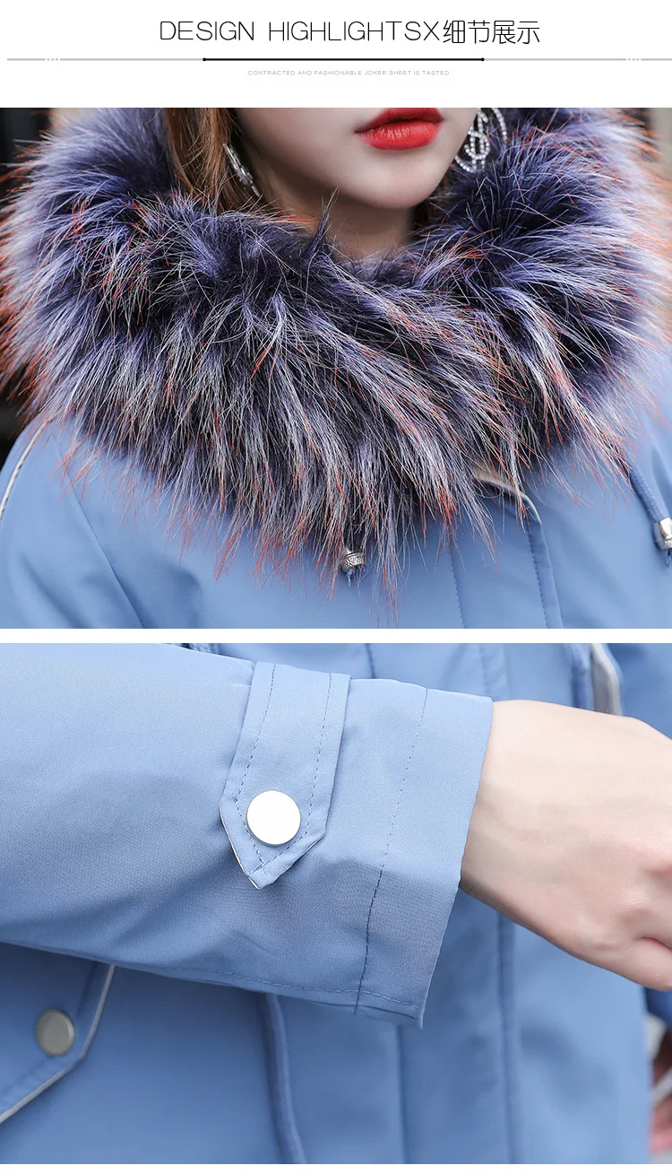 Abrigos Mujer Invierno зимняя куртка женская меховая хлопковая стеганая куртка Женская парка Женская куртка зимнее пальто для женщин