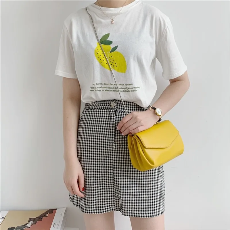 

Korean Retro Flip Bag Messenger Bag One Shoulder Pure Color Casual Chain Bag Crossbody bags for women