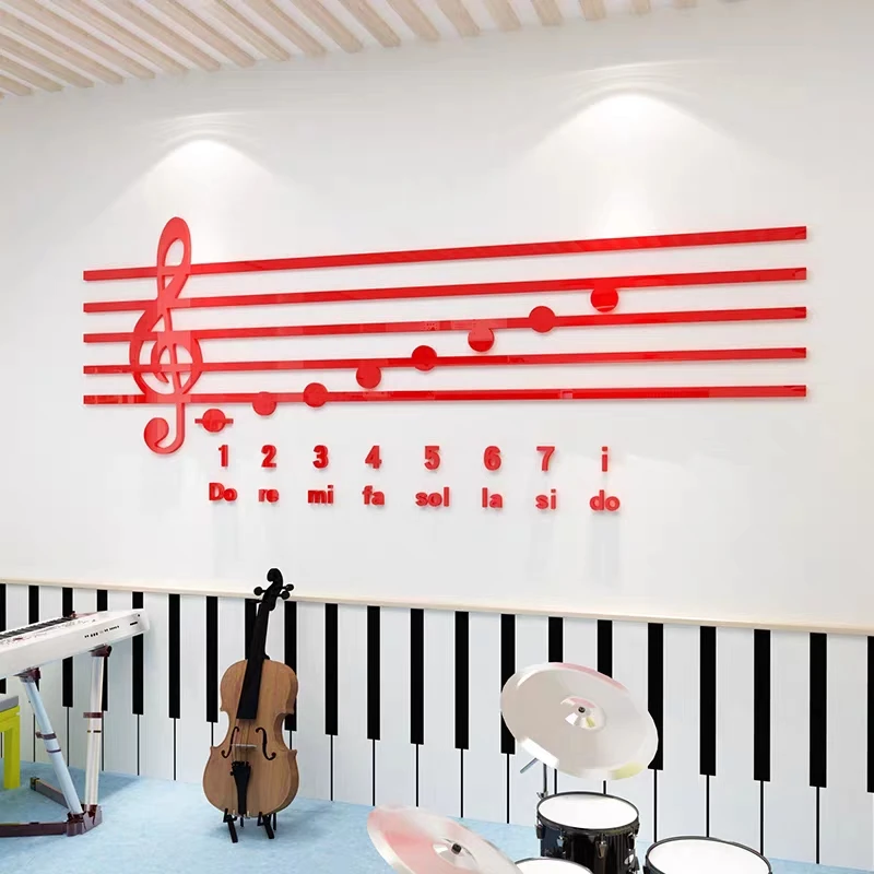 Piano Keys Vinyl Wall Decal - 44" X 8" Black Music Decal For Indoor & Outdoor Decor | Removable Sticker - View #8