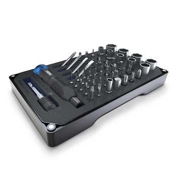 

JAKEMY 60-in-1 Professional Screwdriver Set with Fine Quality S-2 Driver Bit Multifunctional DIY Repairing Tool Screw Driver Kit