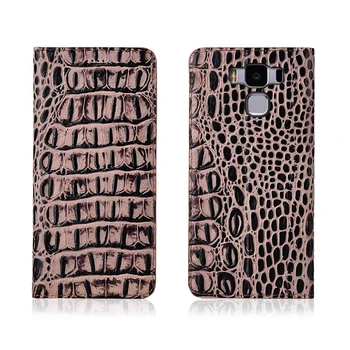 

Crocodile pattern genuine leather phone case card slot holder for Asus ZenFone 3 MAX ZC553KL/ZenFone 3 MAX ZC520TL flip case