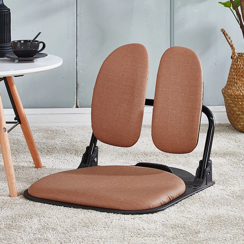 Складное эргономичное кресло татами для детей и взрослых, комфортное безножное кресло Zaisu, компактное сиденье, мебель для гостиной, для отдыха - Цвет: 6