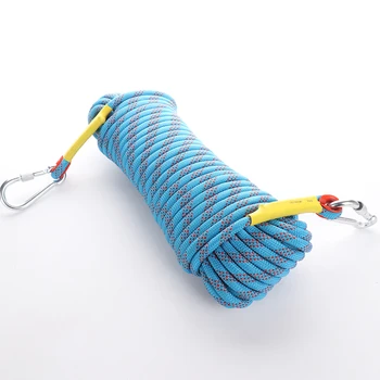 

MrY 10.5mm Blue Outdoor Climbing Rope 10-20M Rock Climbing Safety Rope Accessory Equipment High Strength Survival Paracord