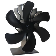 6 o calor da lâmina pôs o fã do fogão para o queimador de madeira/log/lareira a distribuição eficiente ambiental silenciosa do calor da ferramenta do calefator do ventilador