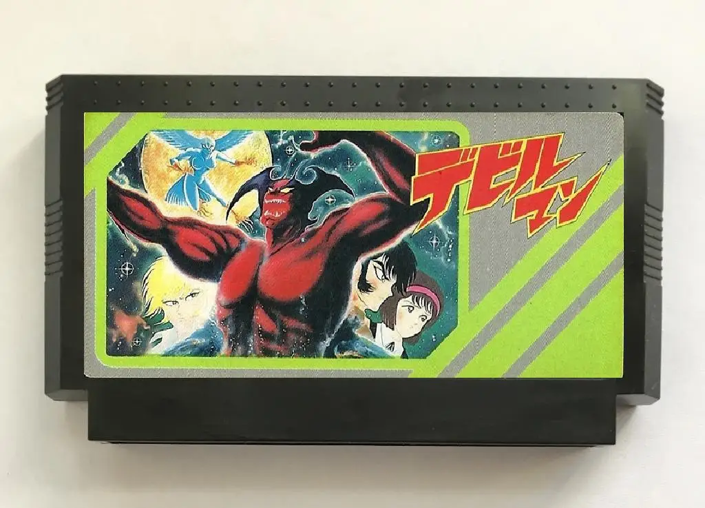 ファミコン FC デビルマン namcot ナムコ シール未使用 説明書箱付き