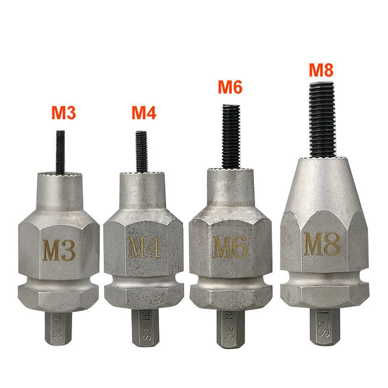 Rivet Nut Tool Riveting Cordless Riveting Drill Electric Adapter Insert Nut Tool for Household Metal Easily Handle Parts M3-M8