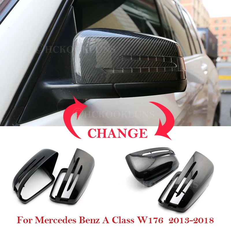 Чехол для зеркала заднего вида Mercedes Benz A Class W176 2013 ~ 2018 чехол автомобиля 2017 2016 2015 2014 |
