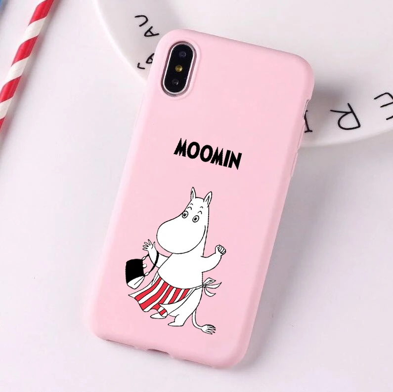 Cute Moomin TPU candy Soft Phone Case For huawei p30 pro p30 lite p20 pro p10 mate 20 p10 lite honor 9 lite