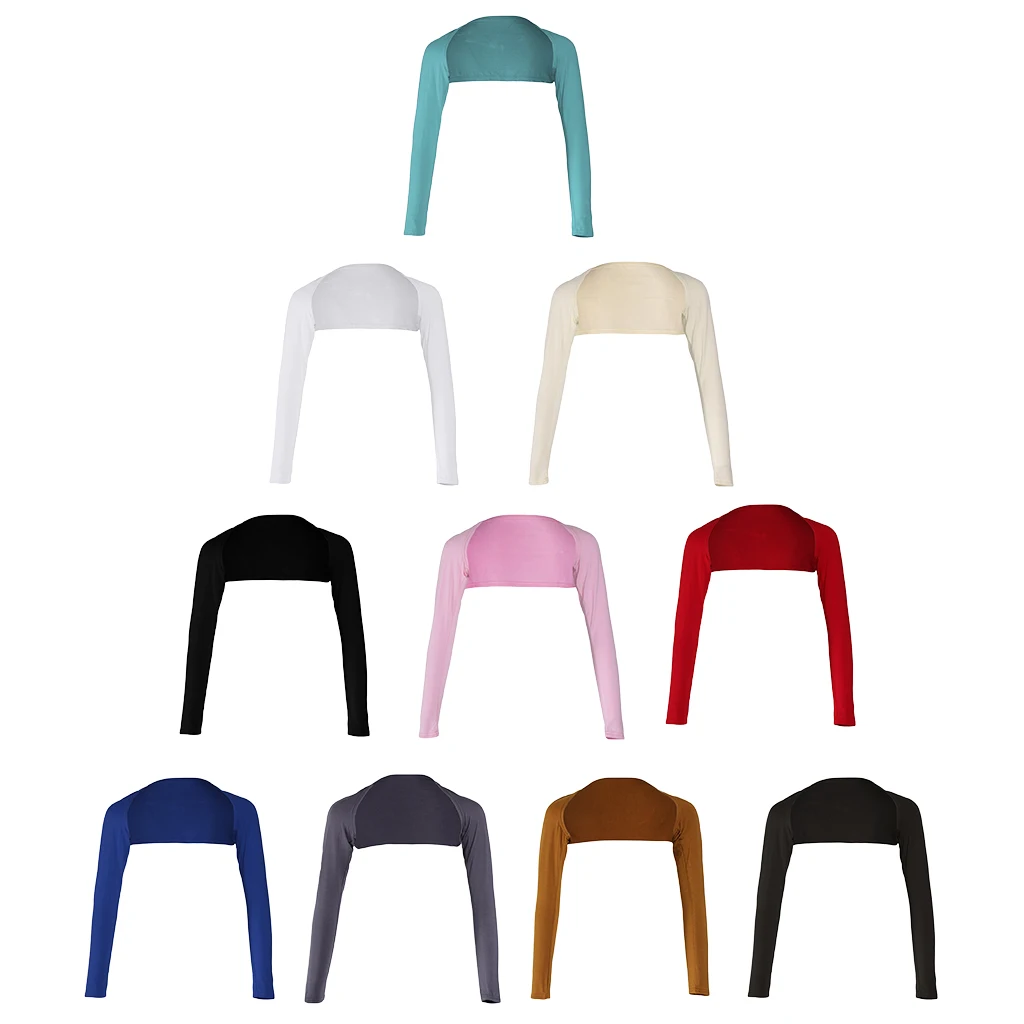 Elegant Long Sleeves Women Lady One-piece Muslim Islamic Full Arm Sleeves Stretchy Arm Cover Shrug Hijab Health Care Supplies
