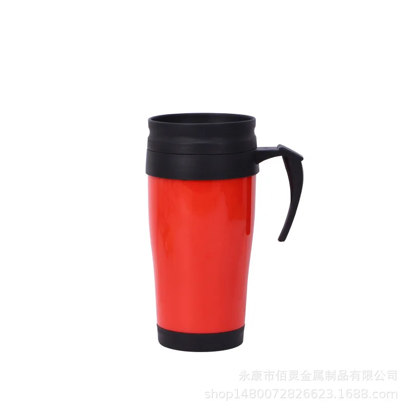 Cup Plastic Cup Advertising Cup 450 Ml Double Layer Plastic Pp Gift Cup Printing Logo