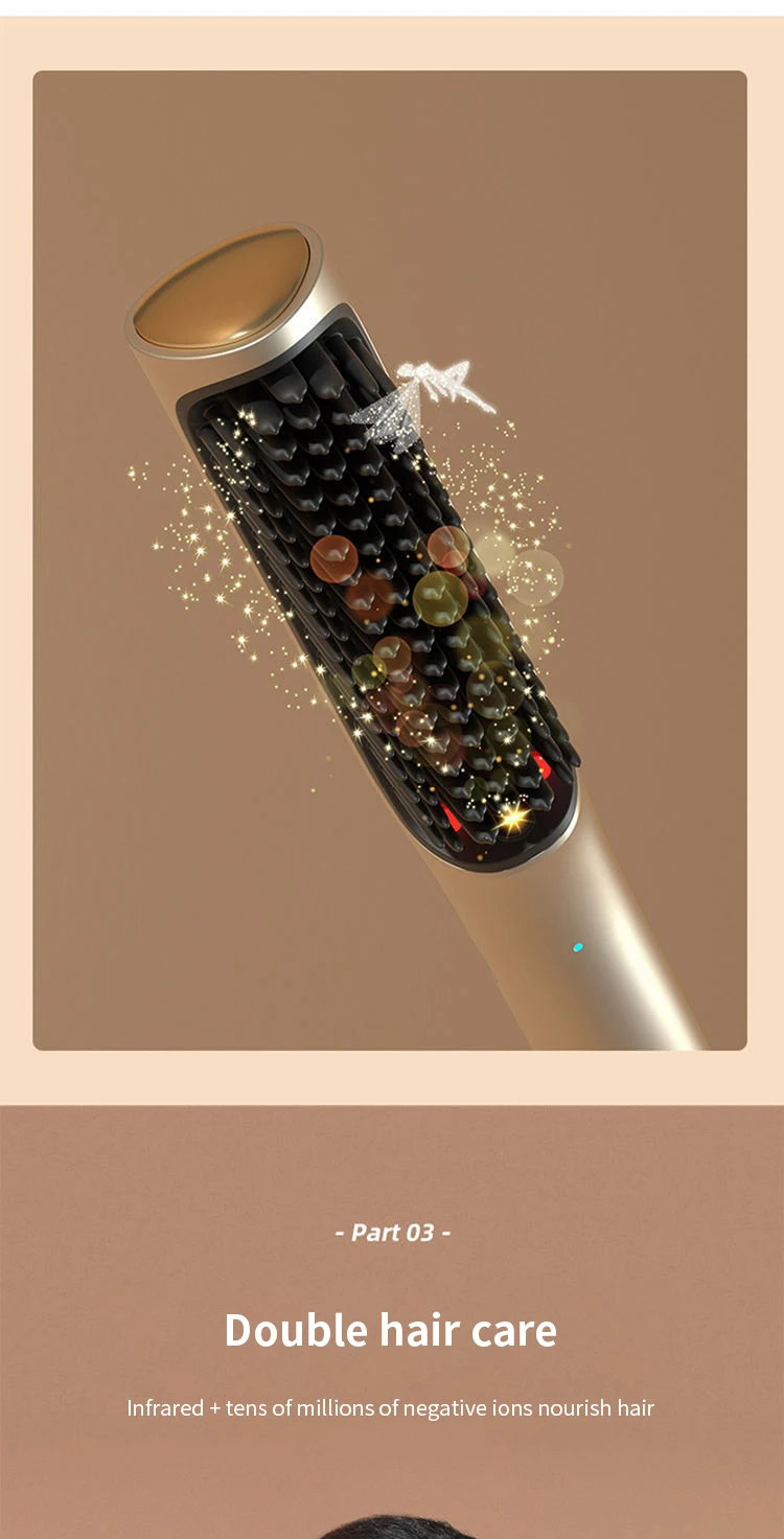 Gadgetoo Youpin Riwa Negative Ion Hair Straightening Comb Electric Hot Comb Brush Gadgetoo Youpin Riwa Negative Ion Hair Straightening Comb Electric Hot Comb Brush