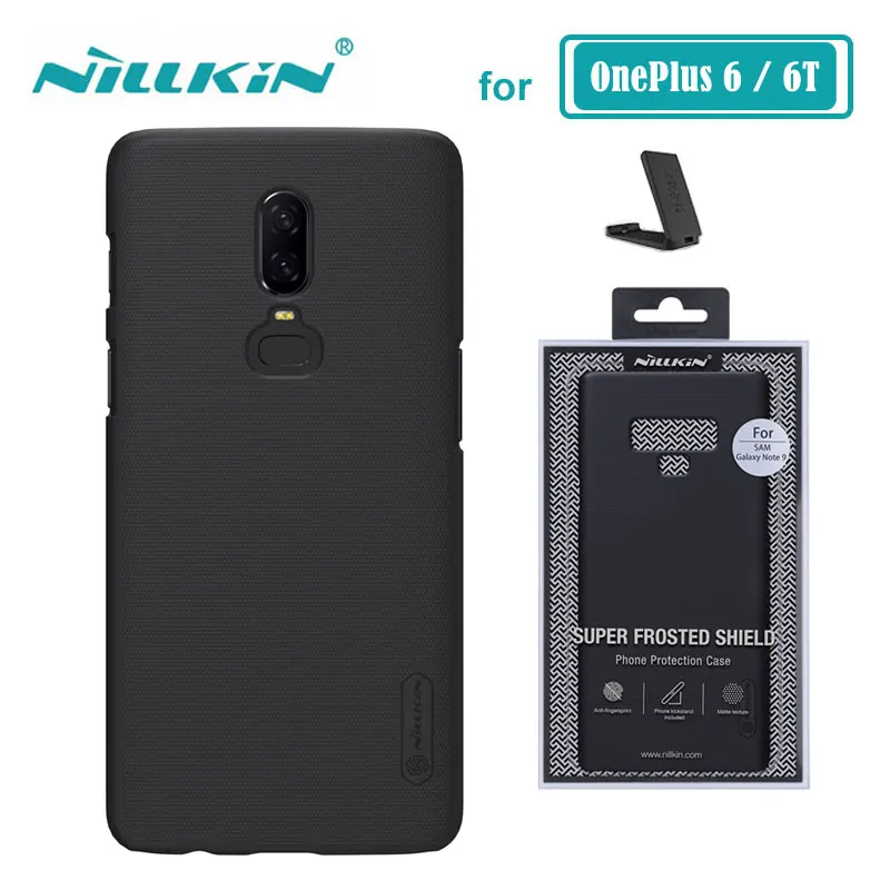 Чехол для OnePlus 7 6 6T 5 5T 3 3T Nillkin Frosted Shield Plastic жесткая задняя крышка из ПК Pro 1 +