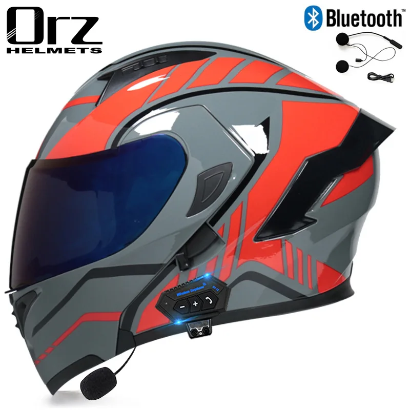 Generic Klapphelm Motorrad: Integralhelm Mit Doppelvisier & Sonnenblende - ABS