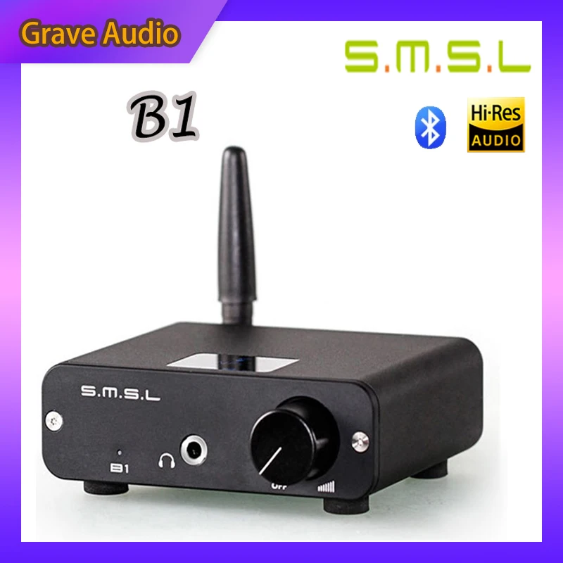SMSL B1 Bluetooth приемник NFC оптический коаксиальный DAC цифровой аудио декодер Стерео