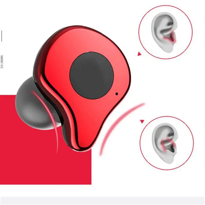 E12 TWS Bluetooth 5,0 Беспроводная гарнитура HiFi стерео наушники спортивные наушники с быстрой зарядкой чехол работает для iOS и Android